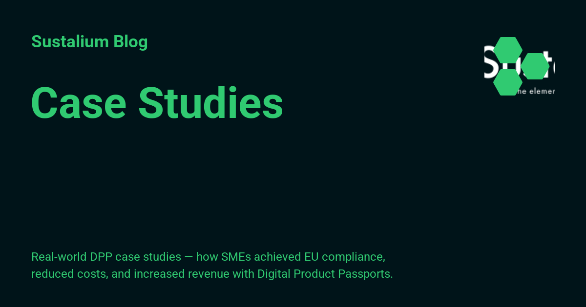 Case Studies - Sustalium Blog